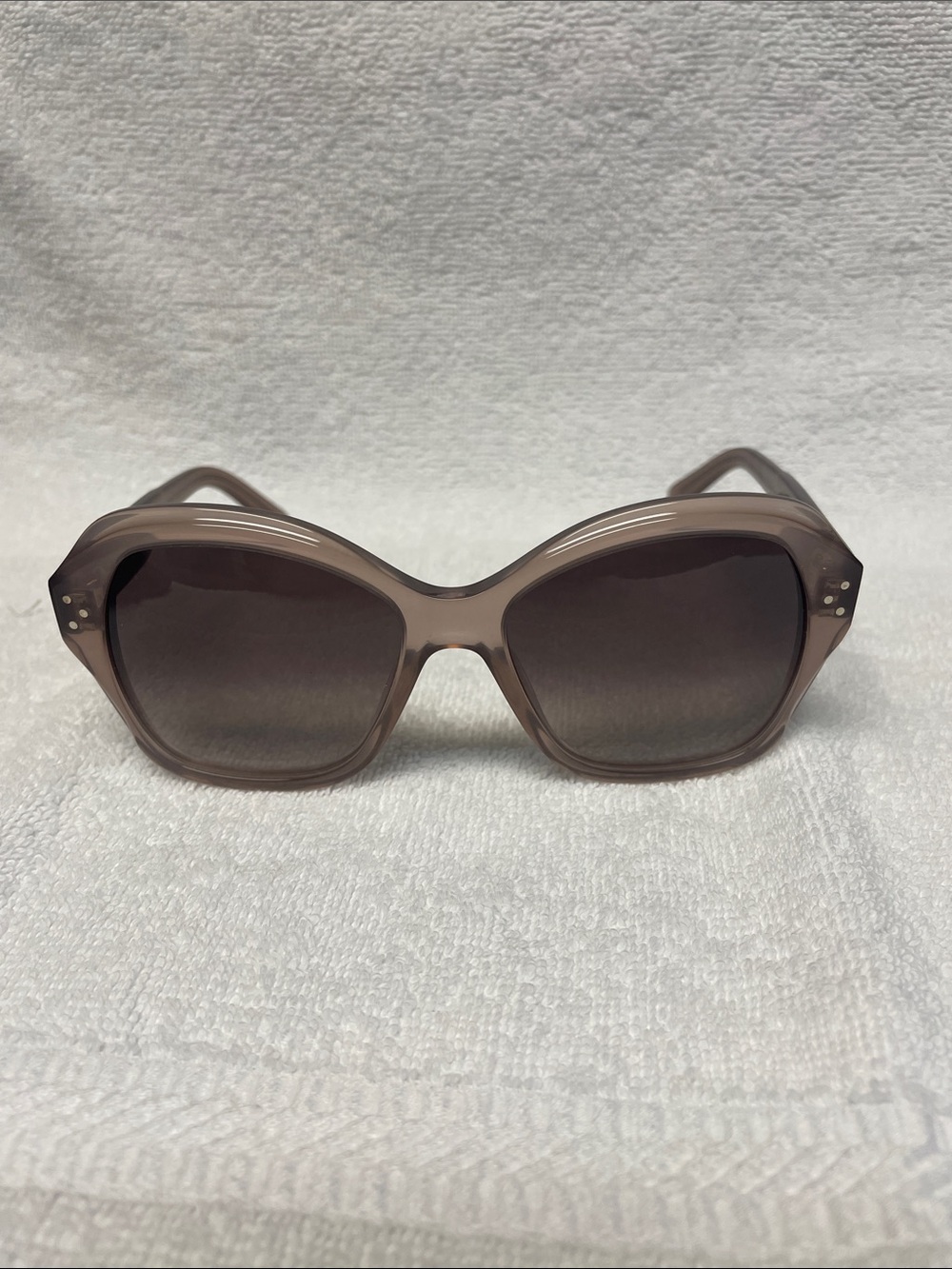 Celine Taupe pinkish Oversized Sunglasses - Women's Fashion Shades